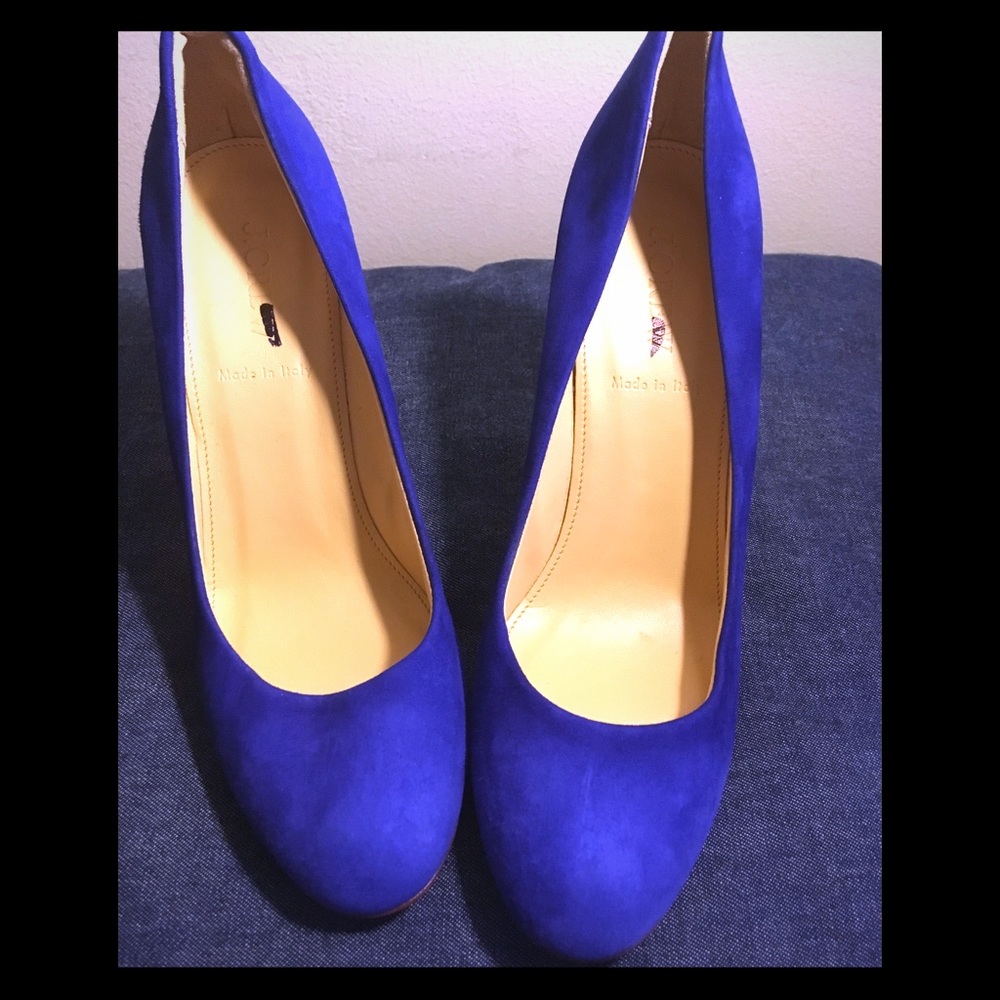 Blue J. Crew Pumps